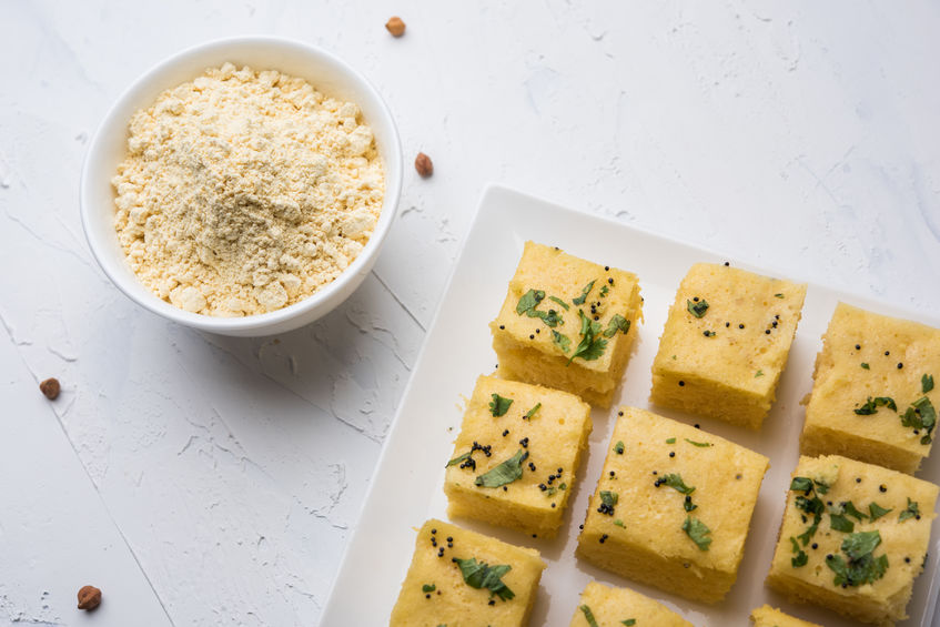 Instant Chickpea Oat Dhokla (Vegan, Gluten-Free)